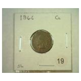 1866 INDIAN CENT GOOD