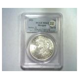 1921 MORGAN SILVER DOLLAR PCGS MS 63