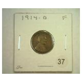 1914-D LINCOLN CENT FINE