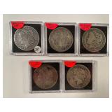 5 SILVER DOLLARS