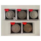 5 SILVER DOLLARS