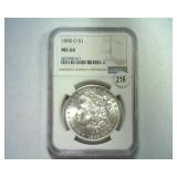 1898-O MORGAN SILVER DOLLAR NGC MS 64