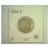 1924-S BUFFALO NICKEL FINE