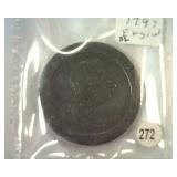 1797 ENGLISH 2P EXTRA FINE