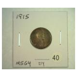 1915 LINCOLN CENT MS 64