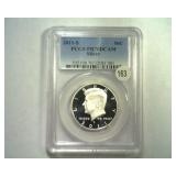2011-S KENNEDY HALF SILVER PCGS PR70 DCAM
