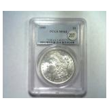 1889 MORGAN SILVER DOLLAR PCGS MS 64