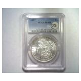 1887 MORGAN SILVER DOLLAR PCGS MS 64