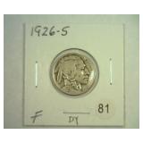 1926-S BUFFALO NICKEL FINE