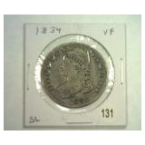 1834 BUST HALF DOLLAR VERY FINE