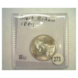 1887 GREAT BRITIAN SHILLING BU