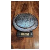 silver insulated serving ornate platters trivets