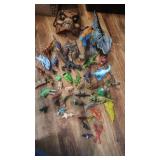 Dinosaur dragon toy lot some animated some with