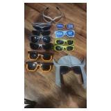 lot of sunglasses mens women