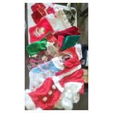 Child Mr and Mrs claus costumes with hair and