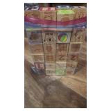 large lot of wooden blocks as pictured