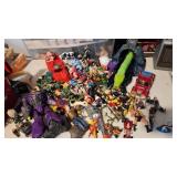 lot of toys some vintageaction figures and