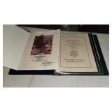 Boy scout collectible notebook full of