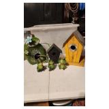 Bird house and frog lot with tote