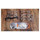Lot of 9 Reading glasses + 250 some are brand