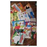 Pre K thru Kindergarten workbooks and or