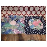 2 large church quilting group squares early to