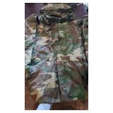 military cold weather camouflage parka medium long