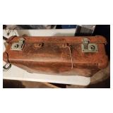 1940 antler brand hard shell suitcase Harey