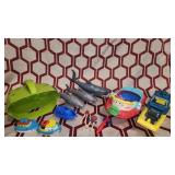 Huge bathtub toy lot magnetic boats sharks and