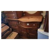 P- antique dresser vanity unique piece of