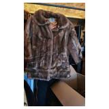 P- made in England vintage faux fur very high