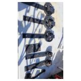 Barn door hardware one set for a large heavy d