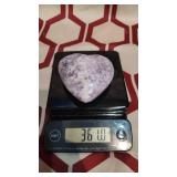 Valentines Day Giant Lepidolite gemstone crystal