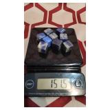 Lapis Lazuli cubes genuine gemstone crystal rock