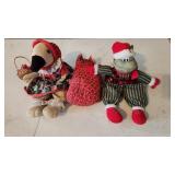 cute little shelf sitter lot Christmas goose
