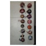 lot of 15 handmade vintage Christmas ornaments