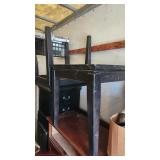 P- 2 end tables black matching