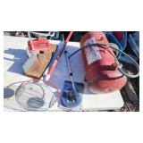 Portable air tank and tools lot