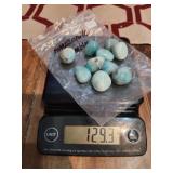 Amazonian polished tumbles 129 3g