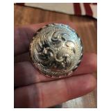 Sterling silver wild rag slide by M & A western