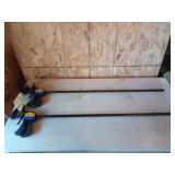 2 Vise Grip quick grip 36" clamps