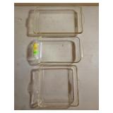 Pyrex and Fire King casserole dishes