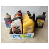 7 qts 10w30 motor oil, power steering fluid,
