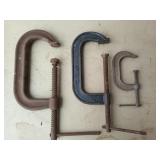 Proto 6" c clamps, 6" c clamp, 3" c clamp