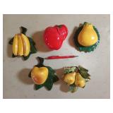 5 asst fruit wall pockets