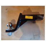 Receiver hitch w/ 2" ball 5 1/4" drop