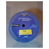 10 pack 7" metal cut off wheels