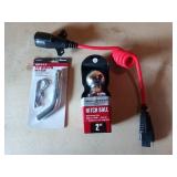New 2" hitch ball, hitch pin, 4 to 7 pin plug