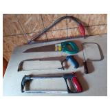 5 asst hand saws