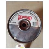 Partial roll of 17 ga galvanized electric fence